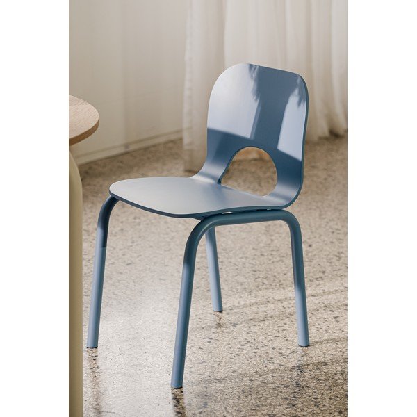 Modrá jedálenská stolička Atto – noo.ma-image-1