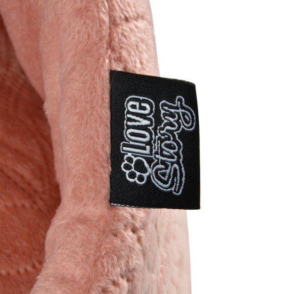 Svetloružový pelech pre mačku ø 50 cm – Love Story-image-3