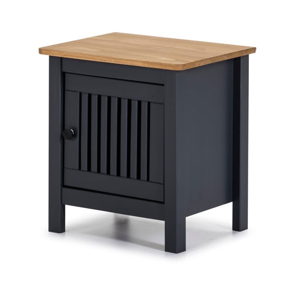 Sivý drevený nočný stolík Marckeric Bruna-image-3