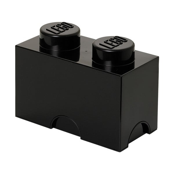 Čierny úložný dvojbox LEGO®