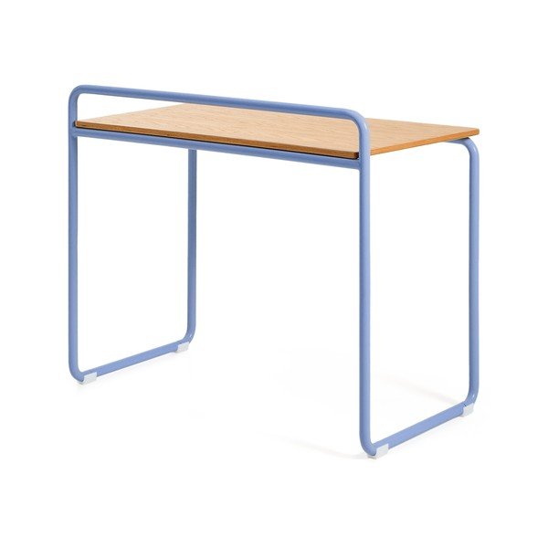 Detský písací stôl s doskou v dekore jaseňového dreva 45x82 cm Tinn – Kave Home-image-3