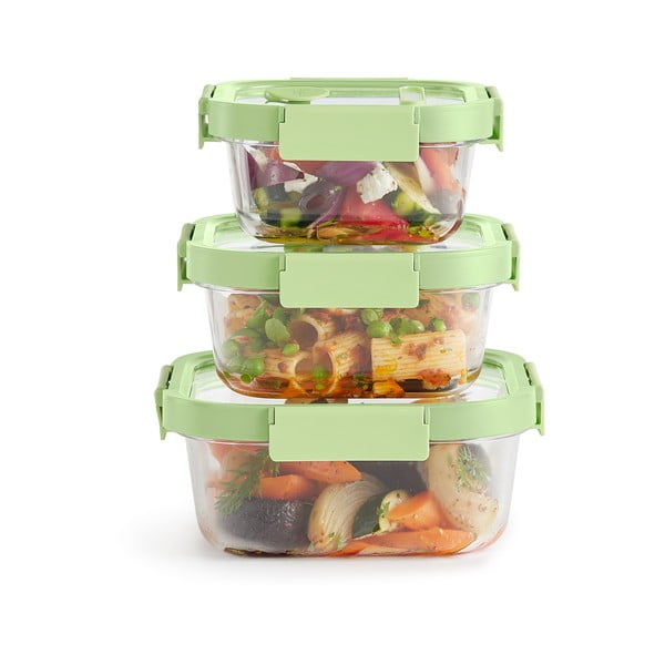 Potravinové škatuľky v súprave 3 ks – Lékué-image-2