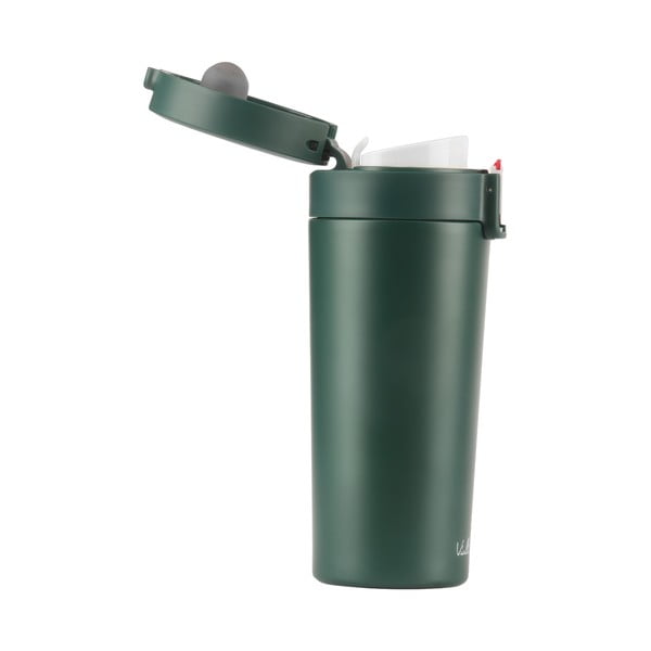 Zelený cestovný termohrnček Vialli Design Fuori, 400 ml-image-2