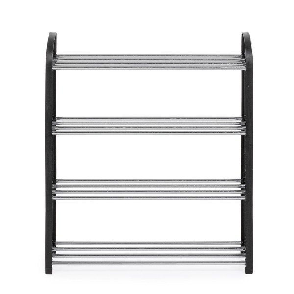 Čierny plastový stojan na topánky 50,5x57x19 cm Hallfrid – Yes Everyday-image-2