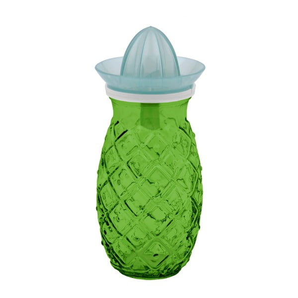 Zelený pohár s odšťavovačom Esschert Design Ananas, 0,7 l