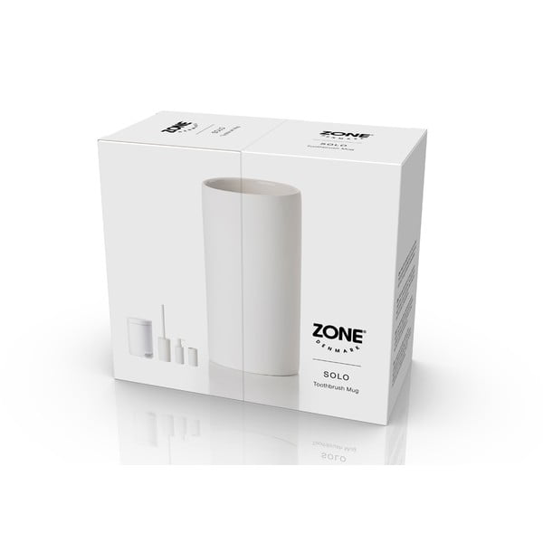 Biely pohárik na zubné kefky Zone Solo-image-1