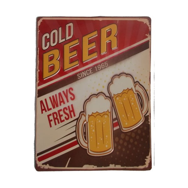 Ceduľa na stenu Novita Cold Beer