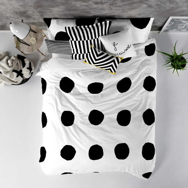 Bavlnená obliečka na paplón Blanc Dot, 200 × 200 cm-image-3