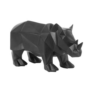 Matne čierna soška PT LIVING Origami Rhino