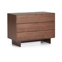 Komoda v dekore orecha v tmavo prírodnej farbe 101x75x50 cm Norlen – Kave Home