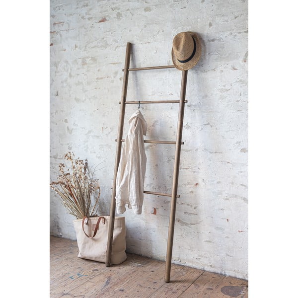 Hnedý drevený rebrík na uteráky Roots – Mette Ditmer Denmark-image-3