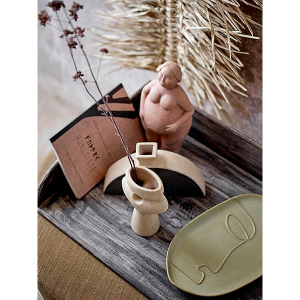 Hnedá terakotová soška Bloomingville Sidsel, výška 25 cm-image-1