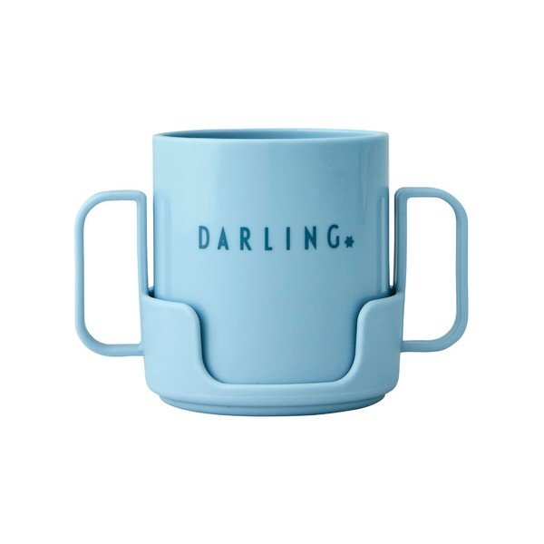 Svetlomodrý detský hrnček Design Letters Mini Darling-image-3