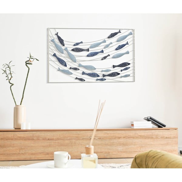 Kovová nástenná dekorácia 96,5x61 cm Pesci – Mauro Ferretti-image-1