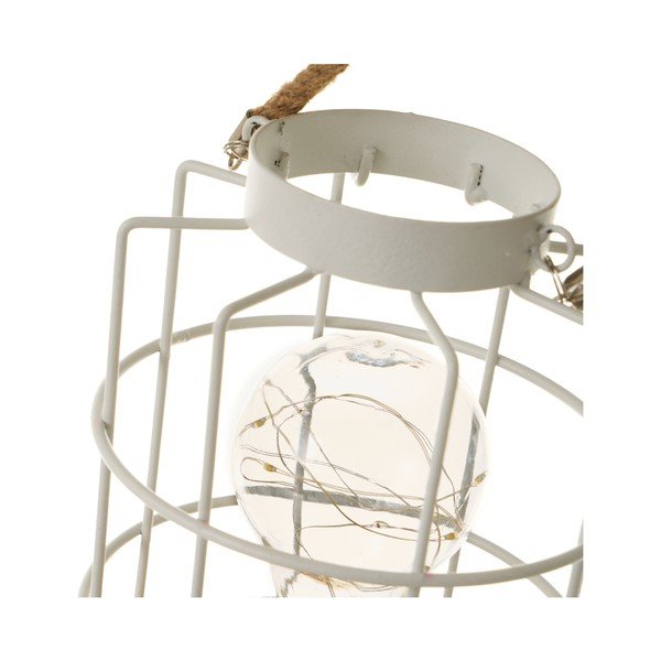 Biela stolová lampa (výška  20,5 cm) – Casa Selección-image-2