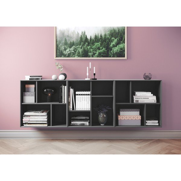 Tmavosivý modulárny policový systém 70x70 cm Z Cube - Tenzo-image-1