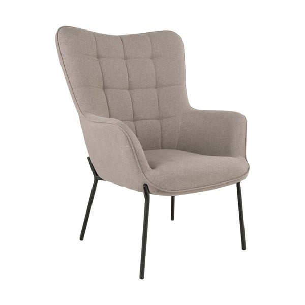 Svetlosivé kreslo ušiak Glasgow – House Nordic