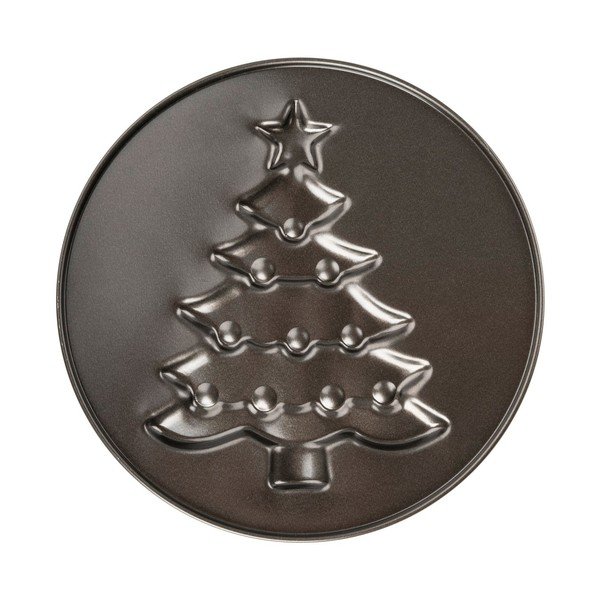 Červená oceľová forma na tortu Zenker Sparkling Christmas, ø 26 cm-image-4