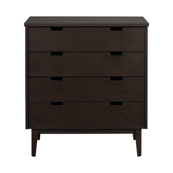 Komoda z dubového dreva v tmavo prírodnej farbe 75x85x38 cm Garrison – Rowico-image-4