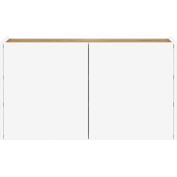 Biela závesná skrinka v dekore duba 93x52x29 cm Libbiano – Germania-image-3