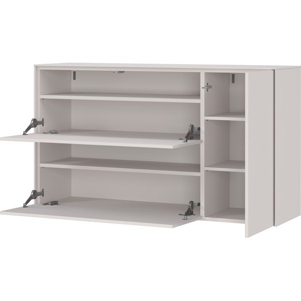 Krémová závesná skrinka na topánky 137x78x41 cm – Germania-image-2