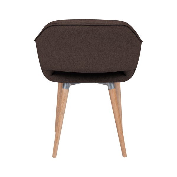 Hnedá jedálenská stolička Cosmopolitan Design Napoli-image-3
