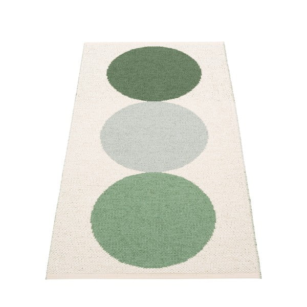 Zeleno-krémový vnútorný a vonkajší koberec 70x140 cm Otto Herb – Pappelina