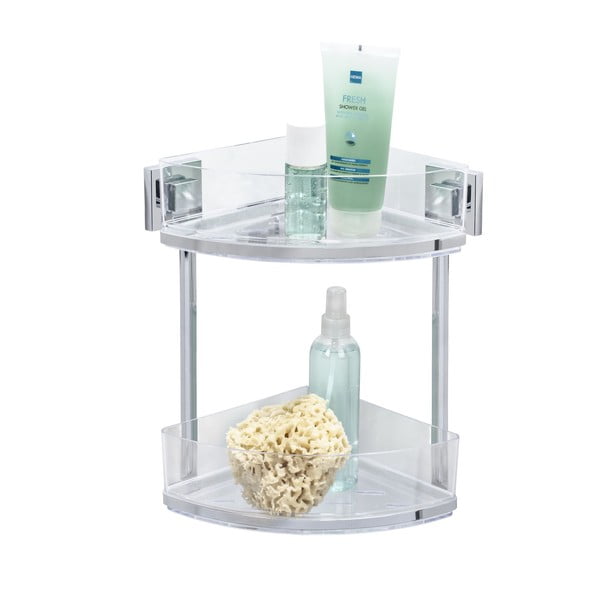 Dvojitá rohová polička bez nutnosti vŕtania Wenko Vacuum-Loc, až 33g-image-2