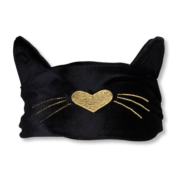 Čierna maska ​​na spanie Tri-Coastal Design Cat