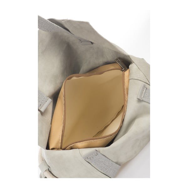 Sivá kožená kabelka Giulia Massari Darcy-image-3