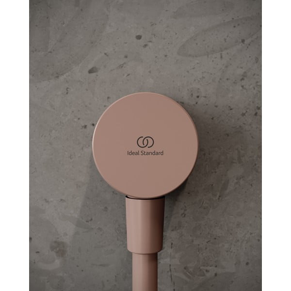 Svetloružový kovový diel na pripojenie sprchy IdealRain – Ideal Standard-image-1