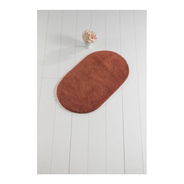 Červená kúpeľňová predložka Minto Lento, 100 × 60 cm