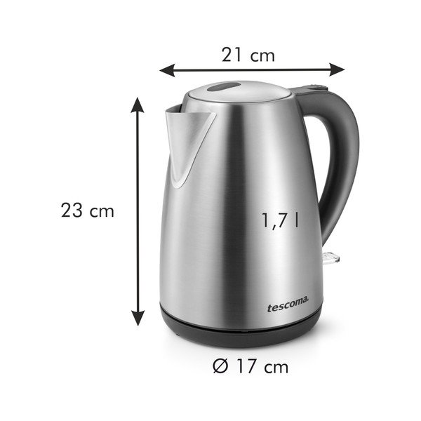 Rýchlovarná kanvica z nerezovej ocele v striebornej farbe 1.7 l GrandChef – Tescoma-image-4
