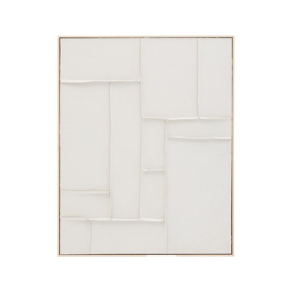 Ručne maľovaný/3D obraz s rámom/na plátne 80x100 cm Klis – Kave Home