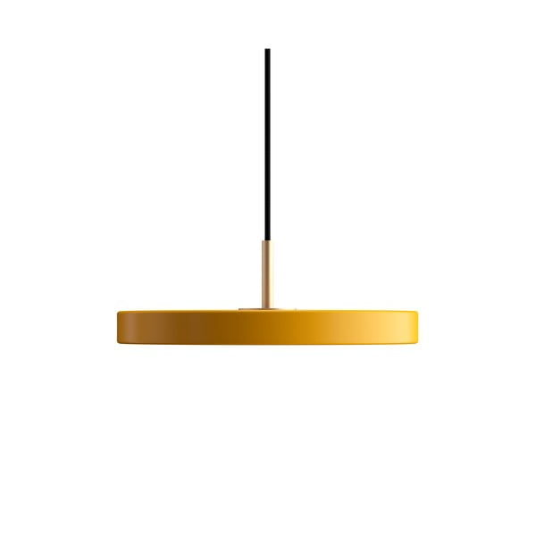 Žlté LED závesné svietidlo s kovovým tienidlom ø 31 cm Asteria Mini – UMAGE-image-3