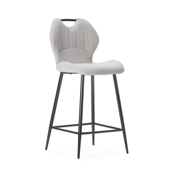 Béžové čalúnené barové stoličky v súprave 2 ks (výška sedadla 65 cm) Muli – Marckeric