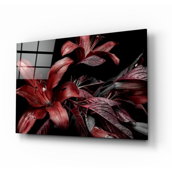 Sklenený obraz Insigne Red Lillies