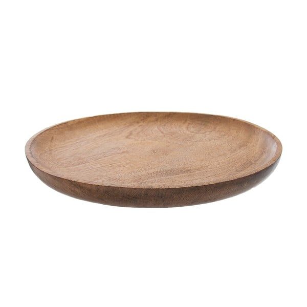 Drevená tácka ø 30 cm Mango – Orion-image-1