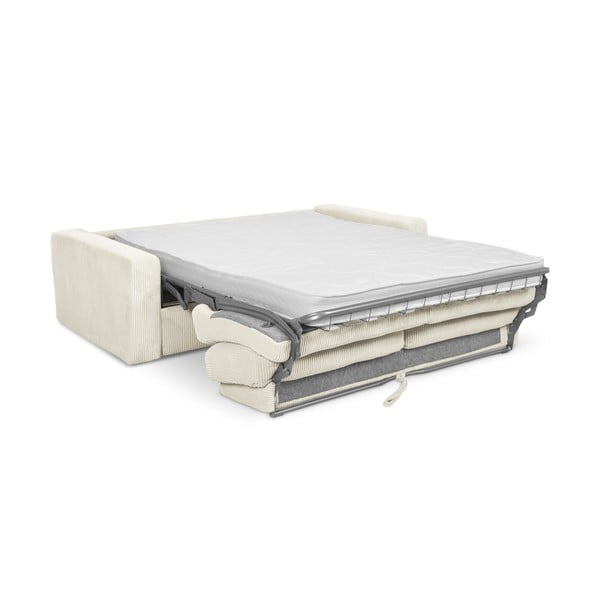 Béžová menčestrová rozkladacia pohovka 195 cm Nona – Makamii-image-3