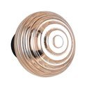 Jantárové sklenené LED nástenné svietidlo na USB ø 15,5 cm Earl – Reality