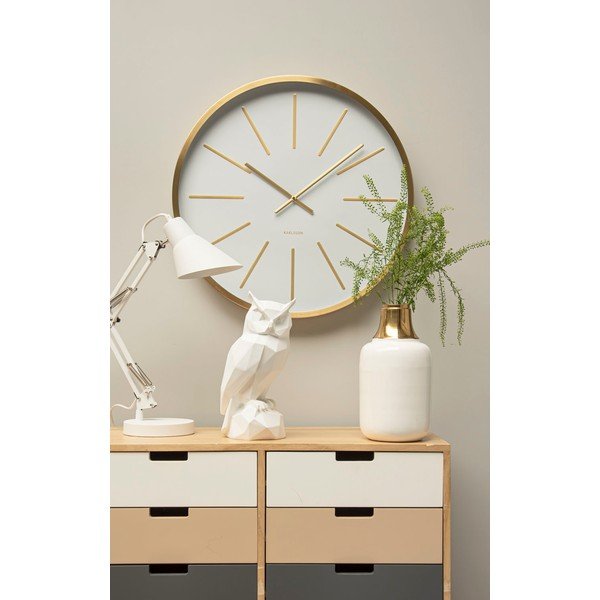 Biela polyresinová soška sovy Owl - PT LIVING-image-1