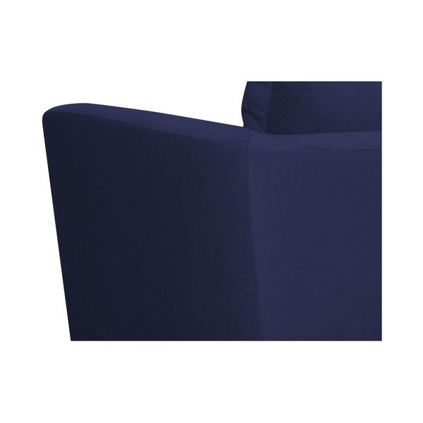 Námornícky modré kreslo Mazzini Sofas Cotton-image-3