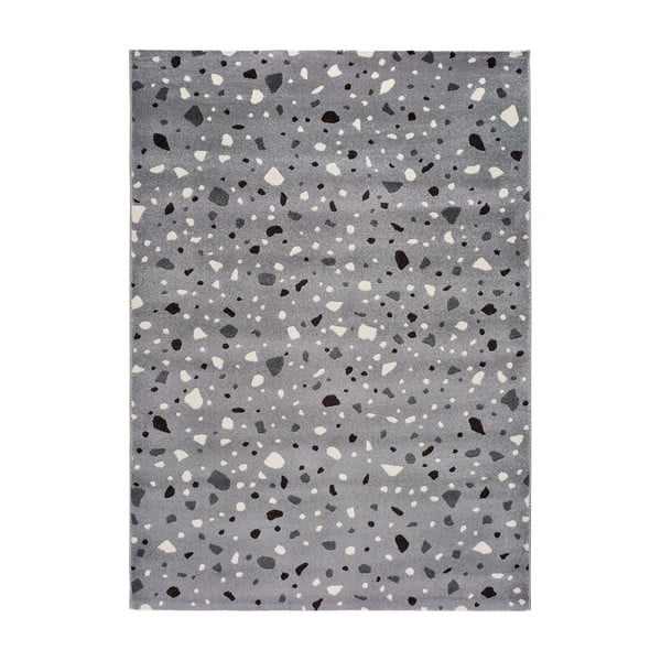 Sivý koberec Universal Adra Punto, 80 x 150 cm