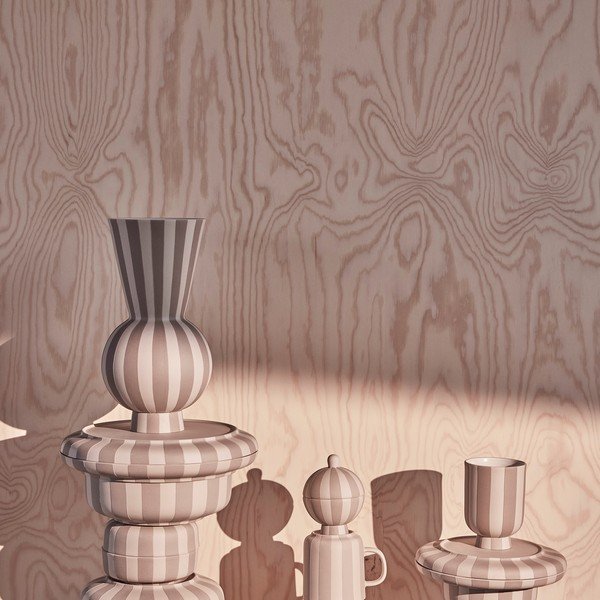Béžová kameninová ručne vyrobená váza (výška  28 cm) Toppu – OYOY Living Design-image-2