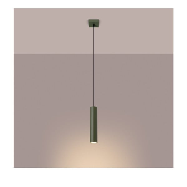 Zelené závesné svietidlo Castro – Sollux-image-1