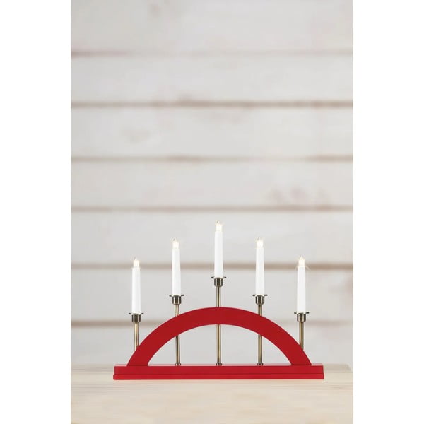 Červená vianočná svetelná dekorácia Bridge – Markslöjd-image-3