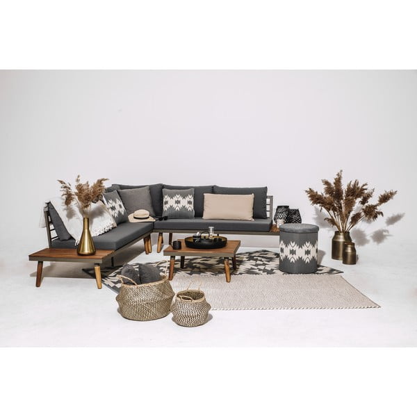 Sivý vonkajší vankúš Fab Hab Miramar Gray, 42 x 42 cm-image-3