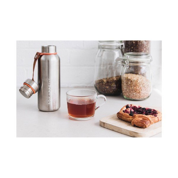 Oranžová dvojstenná antikoro termofľaša Black + Blum Insulated Vacuum Bottle, 500 ml-image-4