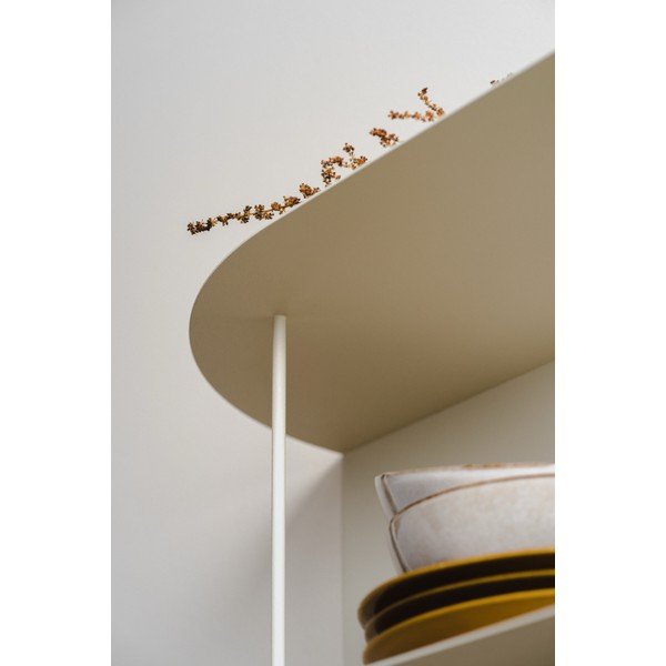 Tmavomodrá poschodová kovová polica 80 cm Lina – noo.ma-image-3