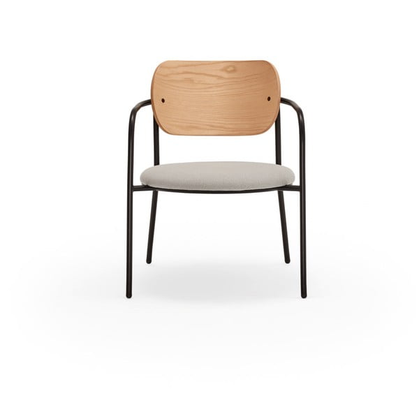 Sivé kreslo v dekore duba Eclipse - Teulat-image-2